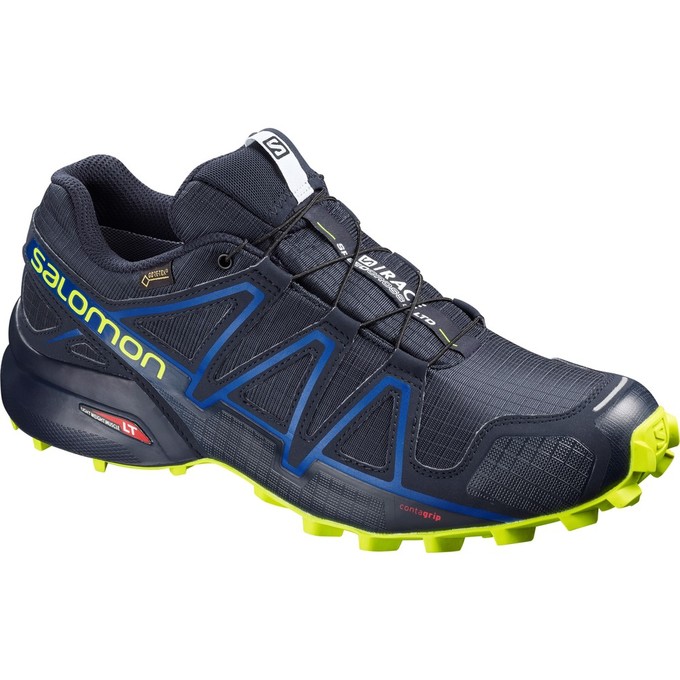 Salomon Israel SPEEDCROSS 4 GTX® S/RACE LTD - Womens Trail Running Shoes - Navy (LVGS-28360)